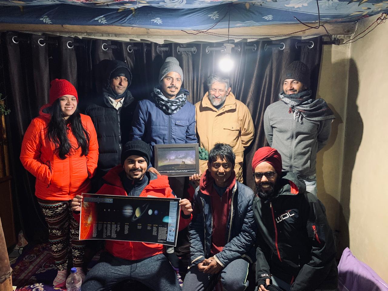 first astro tourists at the homestays